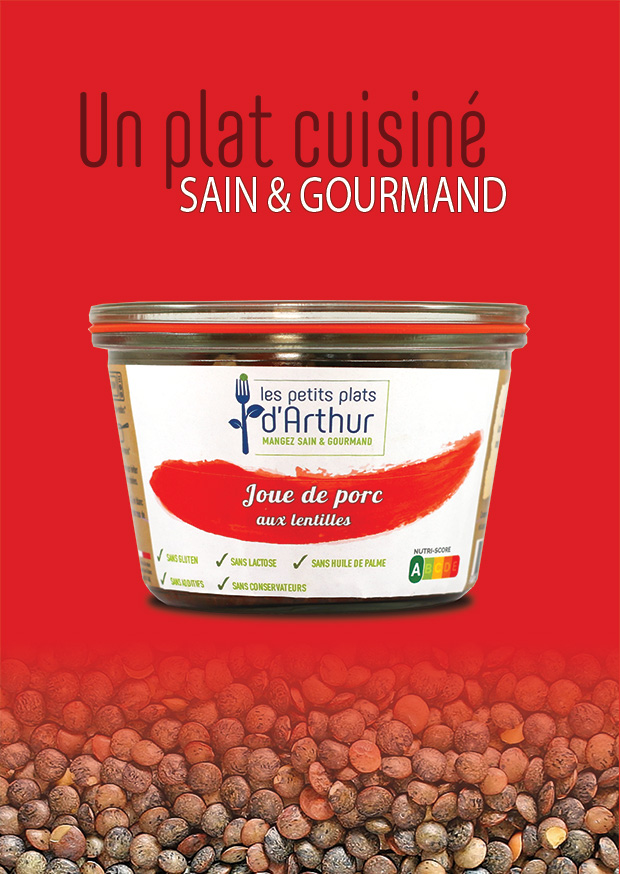 flyer de notre joue de porc sans gluten