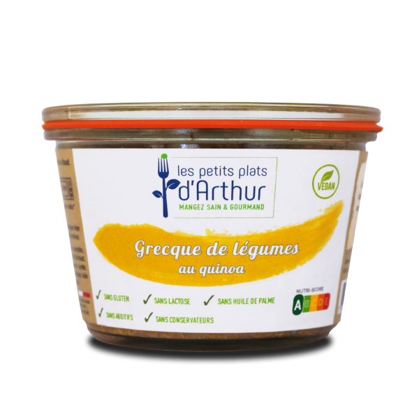 Grecques de légumes au quinoa sans gluten ni lactose