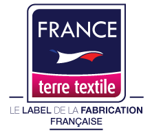 Ceci est le logo du label France, Terre, Textile.