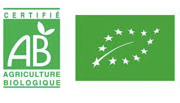 Logo du label AB créé en 1993 par le Ministère de l'Agriculture.