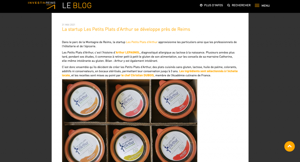 Article PPA sur le blog d'Invest In Reims